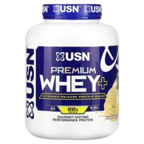 Thuốc bổ USN Premium Whey+ Vanilla 5 lbs (2.267 g) 6009544944744