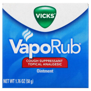 Thuốc bổ Vicks VapoRub Cough Suppressant Topical Analgesic Ointment 1.76 oz (50 g) 323900003613