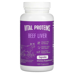 Thuốc bổ Vital Proteins Beef Liver 120 Capsules 850232005157