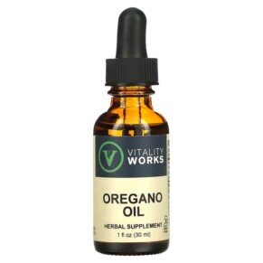 Thuốc bổ Vitality Works Oregano Oil 1 fl oz (30 ml) 788332036811