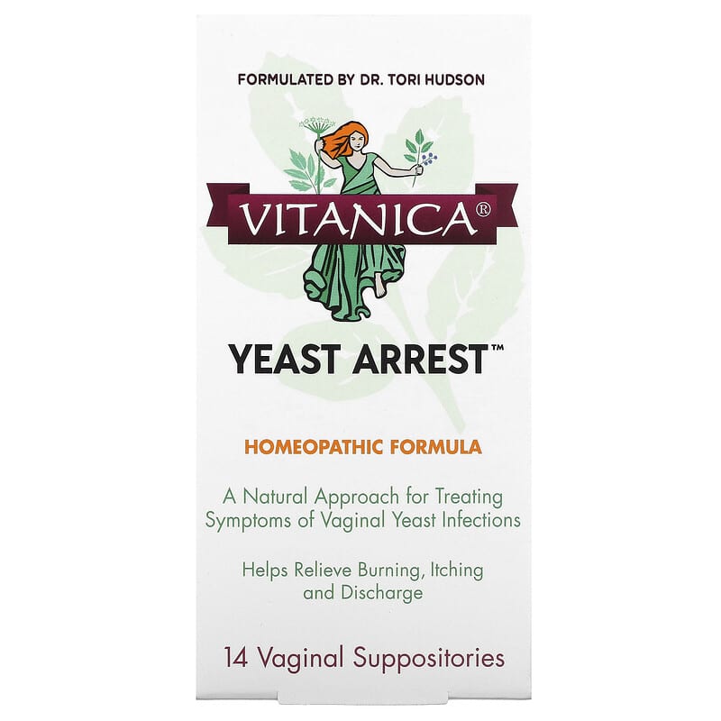 Vitanica Yeast Arrest 14 Vaginal Suppositories 6 Thực phẩm chức năng Vitanica Yeast Arrest 14 Vaginal Suppositories 708118020056
