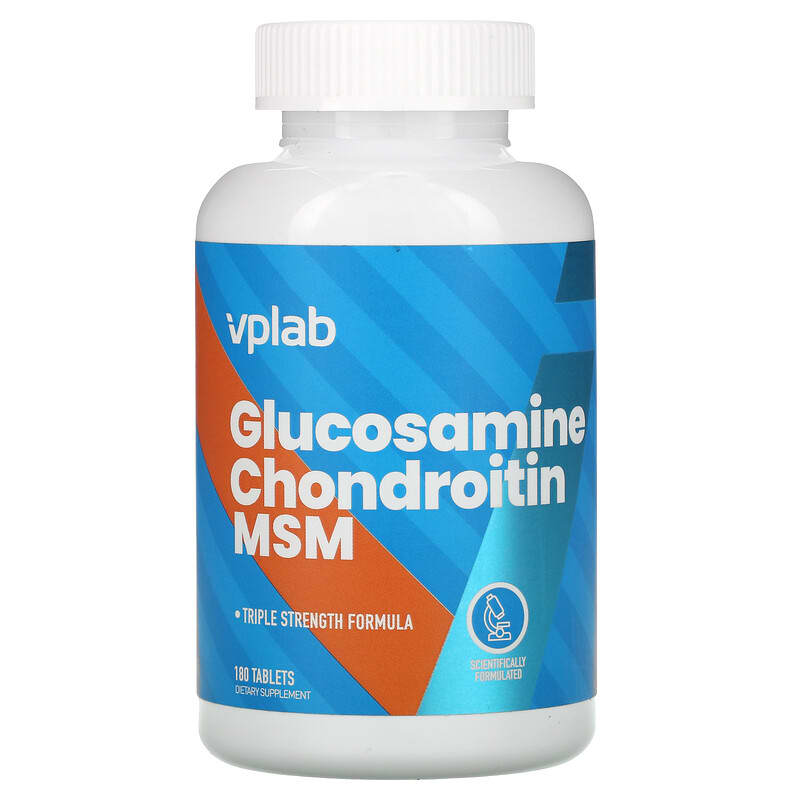 Vplab Glucosamine Chondroitin MSM 180 Tablets 6 Thực phẩm chức năng Vplab Glucosamine Chondroitin MSM 180 Tablets 850020814015