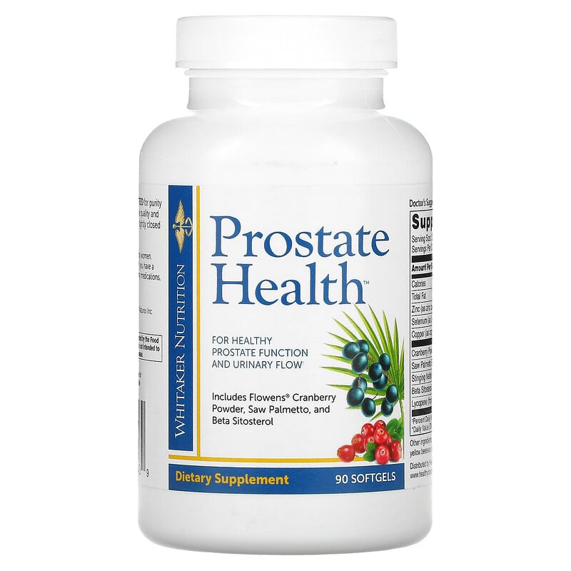 Whitaker Nutrition Prostate Health 90 Softgels 6 Thực phẩm chức năng Whitaker Nutrition Prostate Health 90 Softgels 678829213439
