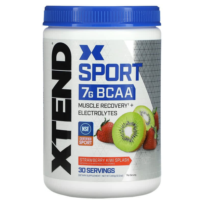 Xtend Sport 7G BCAA Strawberry Kiwi Splash 12.2 oz (345 g) 6 Thực phẩm chức năng Xtend Sport 7G BCAA Strawberry Kiwi Splash 12.2 oz (345 g) 842595113358