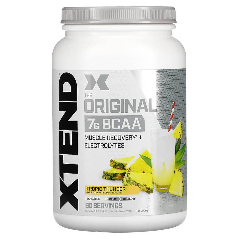 Xtend The Original 7G BCAA Tropic Thunder 2.78 lb (1.26 kg) 6 Thực phẩm chức năng Xtend The Original 7G BCAA Tropic Thunder 2.78 lb (1.26 kg) 812135020682