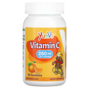 Thuốc bổ Yum-Vs Kids Vitamin C Delicious Orange 250 mg 60 Gummies 810048610105