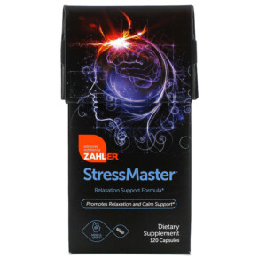 Thuốc bổ Zahler StressMaster Relaxation Support Formula 120 Capsules 848998080792