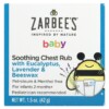 Zarbee's Baby Soothing Chest Rub with Eucalyptus Lavender & Beeswax 1.5 oz (42 g) 3 Thuốc bổ Zarbee's Baby Soothing Chest Rub with Eucalyptus Lavender & Beeswax 1.5 oz (42 g) 858438005414