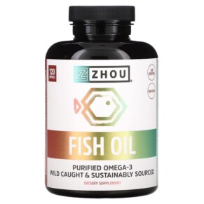 Thuốc bổ Zhou Nutrition Fish Oil 120 Softgels 669191795869