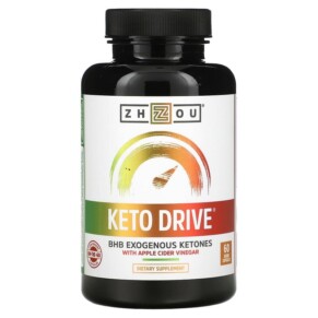 Thuốc bổ Zhou Nutrition Keto Drive With Apple Cider Vinegar 60 Veggie Capsules 669191385916