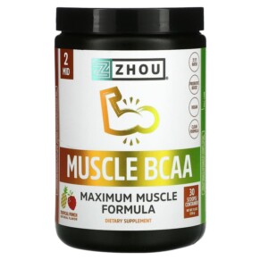 Thuốc bổ Zhou Nutrition Muscle BCAA Maximum Muscle Formula Tropical Punch 11.6 oz (330 g) 669191503631