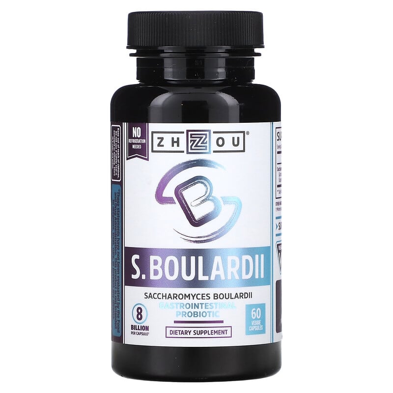 Zhou Nutrition Saccharomyces Boulardii Gastrointestinal Probiotic 8 Billion 60 Veggie Capsules 6 Thực phẩm chức năng Zhou Nutrition Saccharomyces Boulardii Gastrointestinal Probiotic 8 Billion 60 Veggie Capsules 669191820165